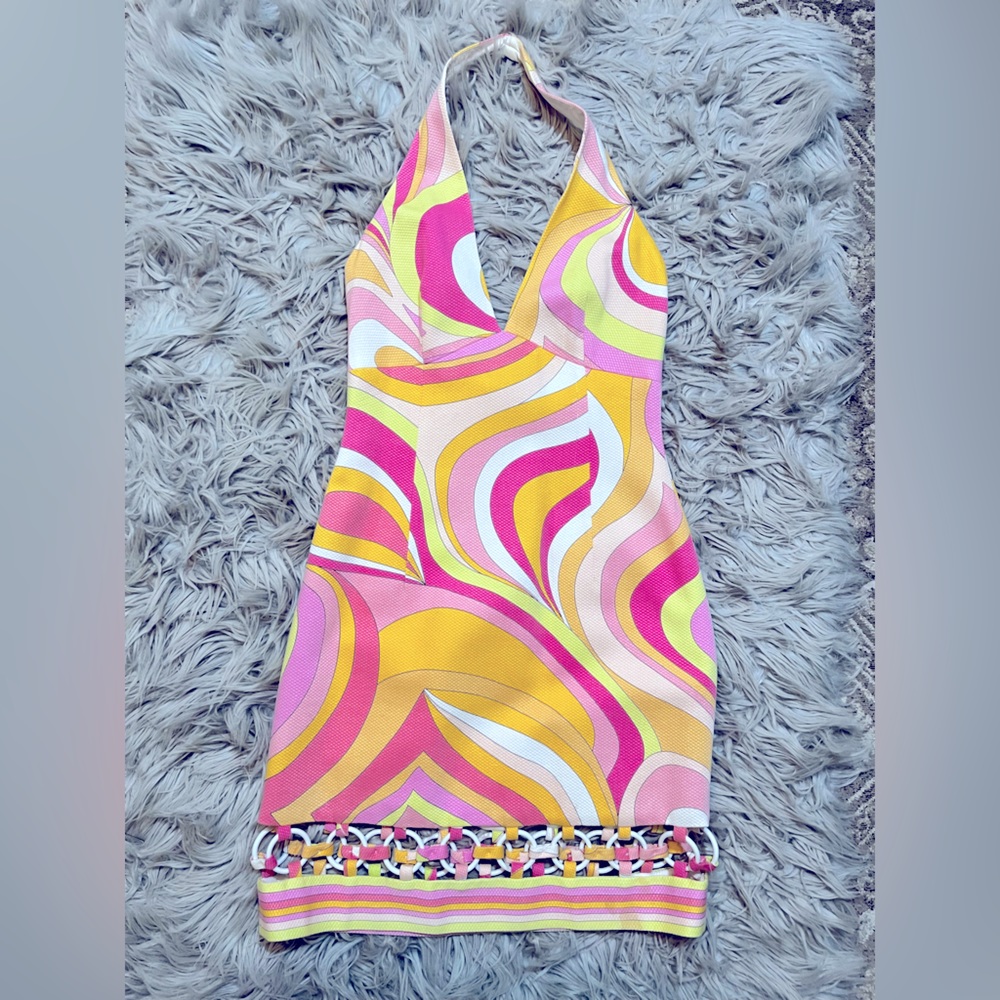 Laundry by Shelli Segal Halter Dress